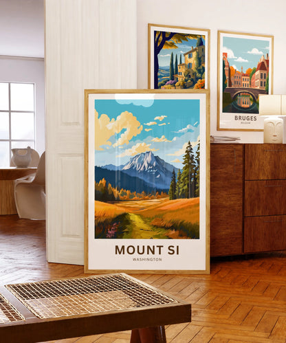 Mount Si Travel Poster