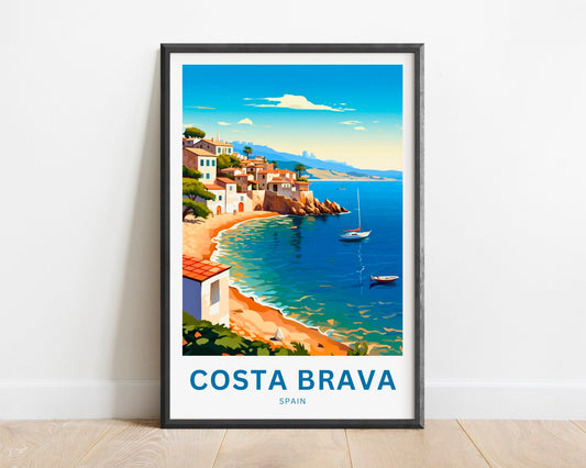 Costa Brava Travel Poster