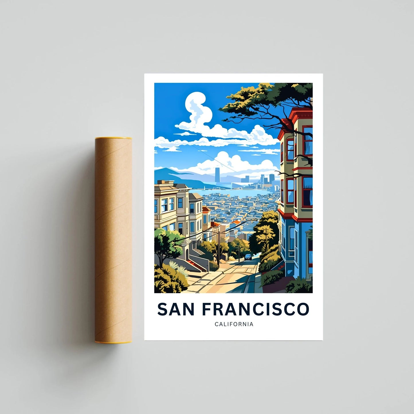 San Francisco Travel Poster