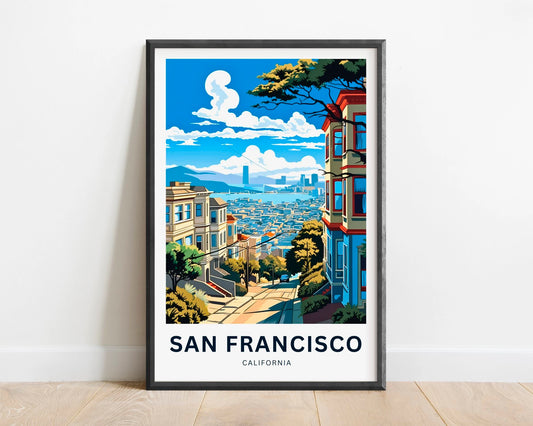 San Francisco Travel Poster