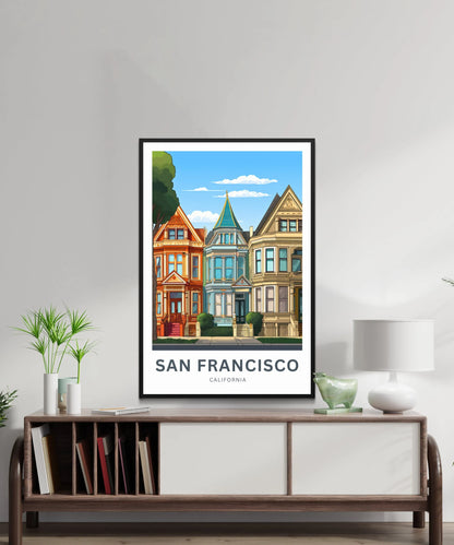 San Francisco Travel Poster