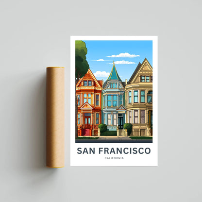 San Francisco Travel Poster