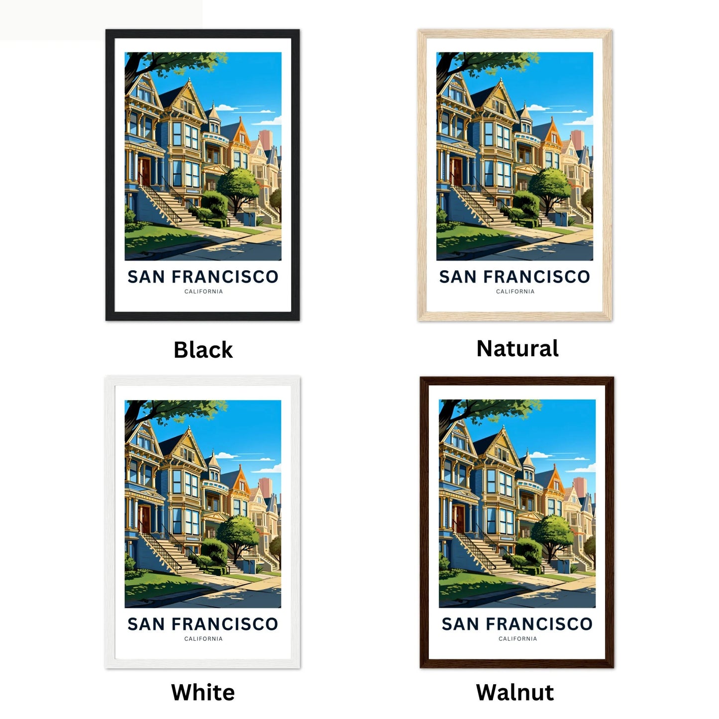 San Francisco Travel Poster