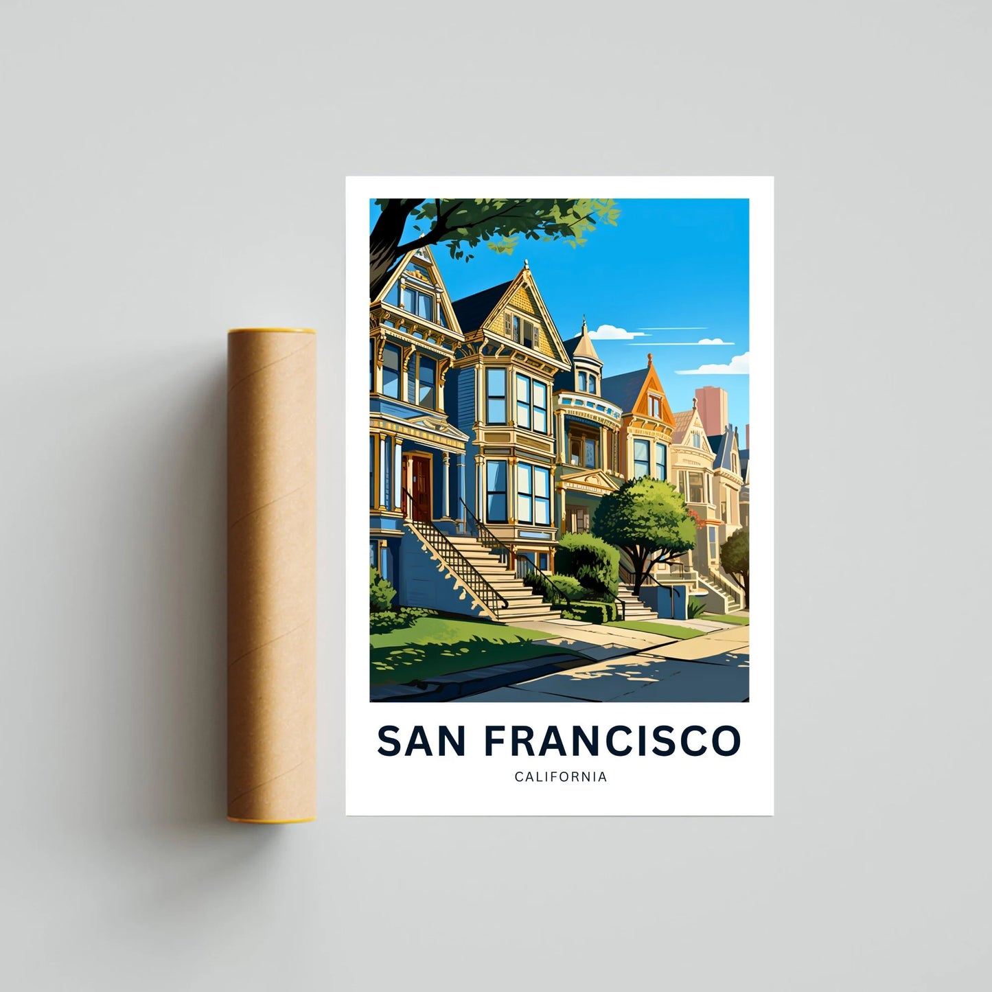 San Francisco Travel Poster