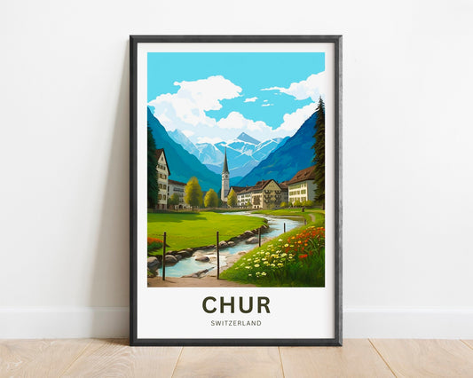 Chur Travel Poster