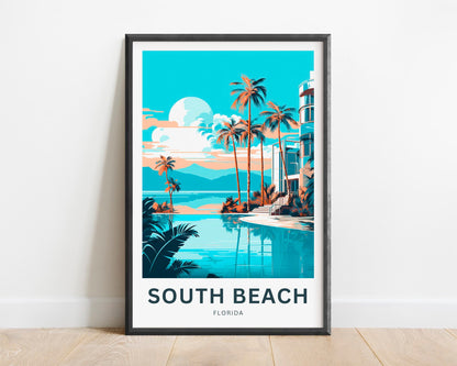 South Beach Travel Poster