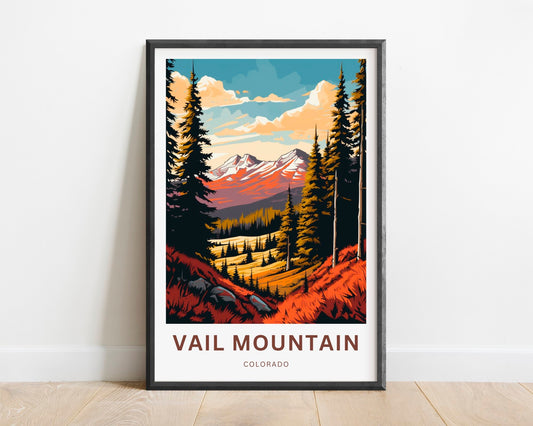 Vail Mountain Travel Poster