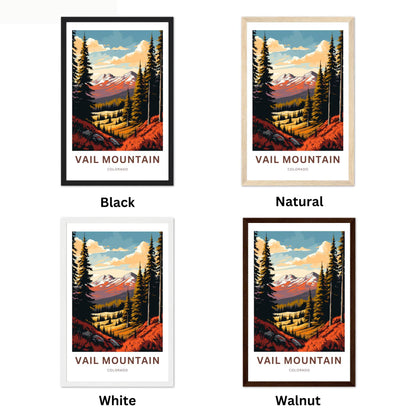 Vail Mountain Travel Poster