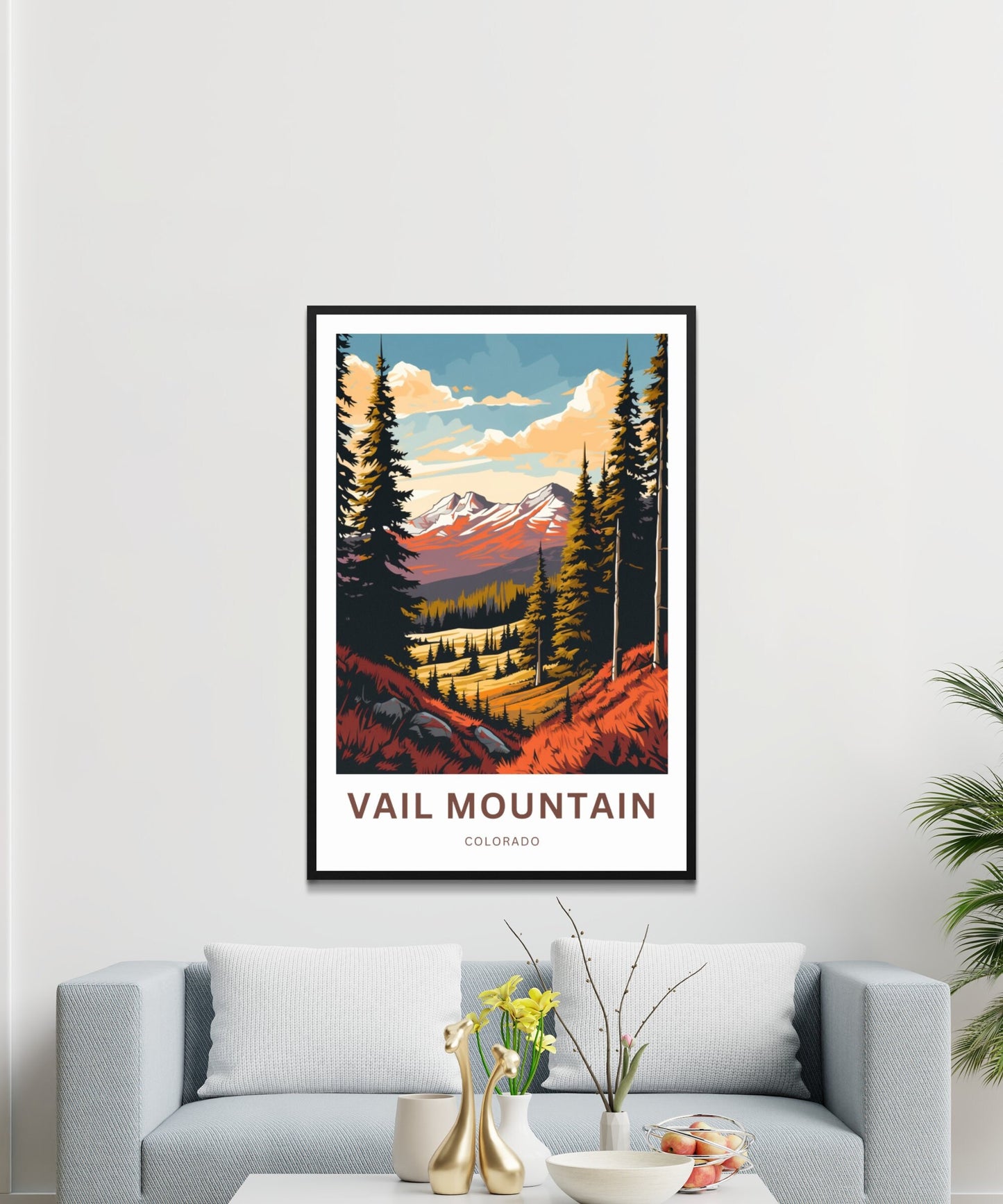 Vail Mountain Travel Poster