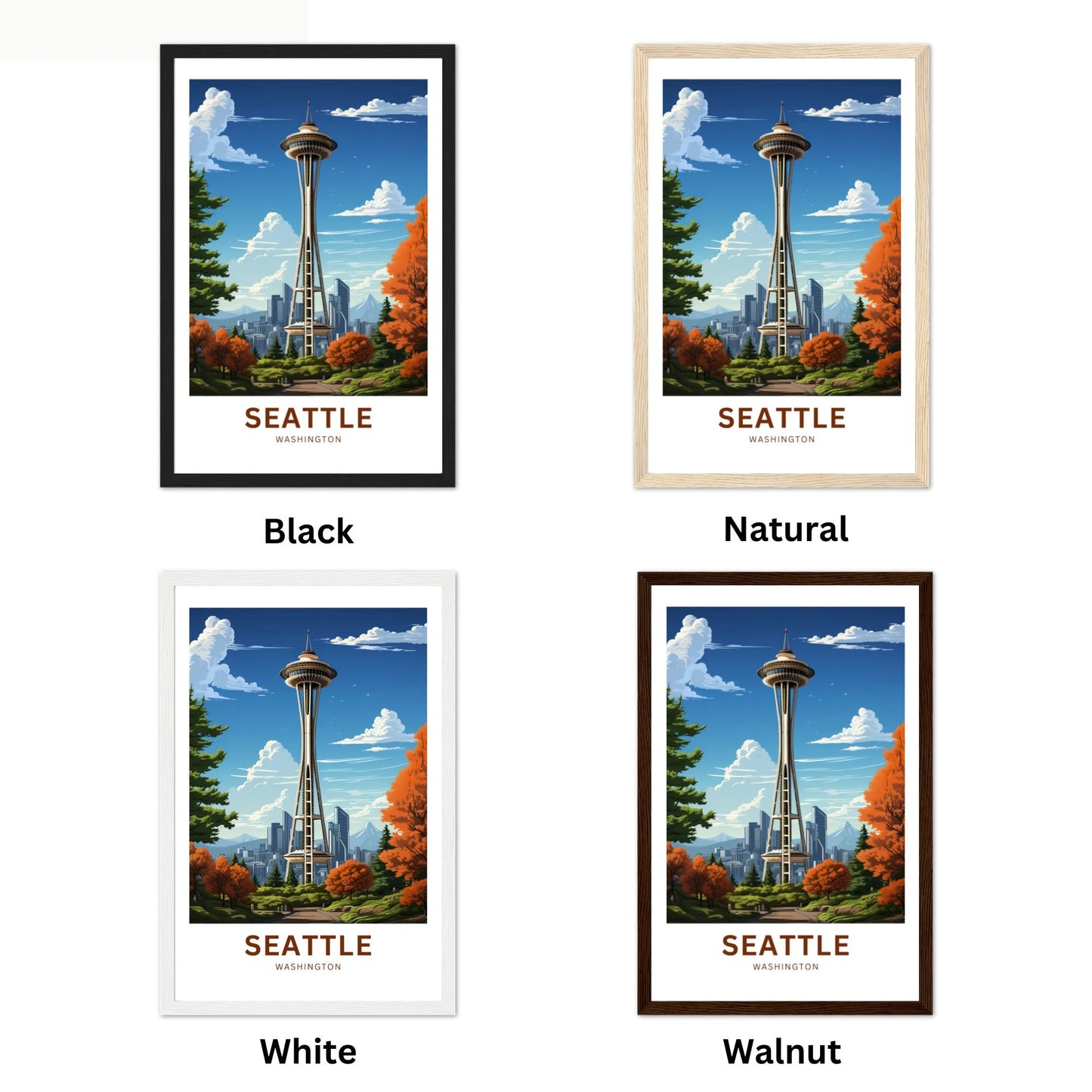 Seattle Travel Poster