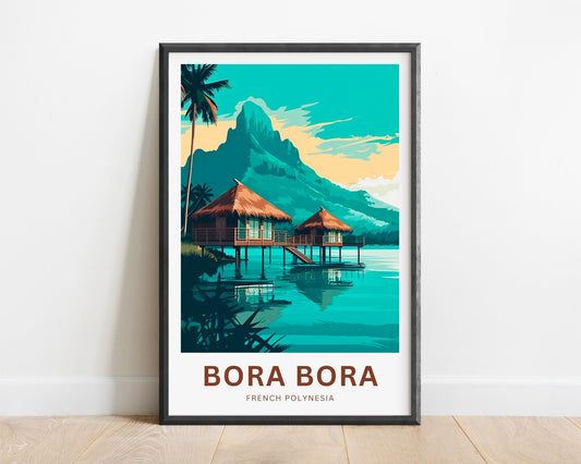 Bora Bora Travel Poster