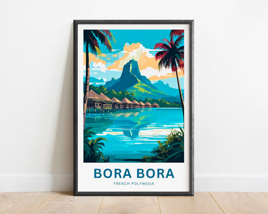 Bora Bora Travel Poster