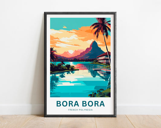 Bora Bora Travel Poster