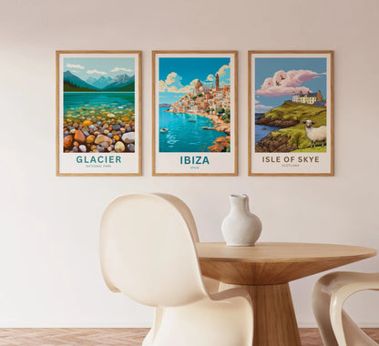 Ibiza Travel Poster