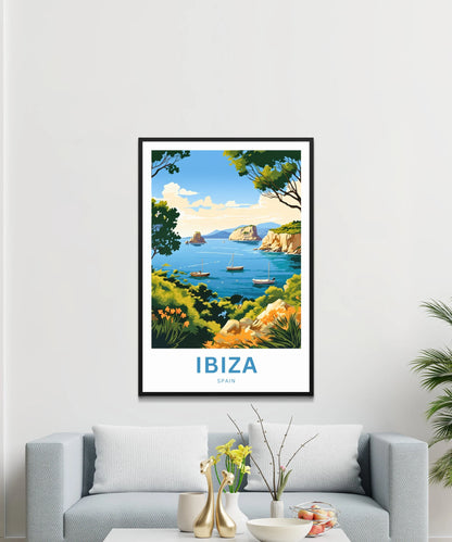 Ibiza Travel Poster