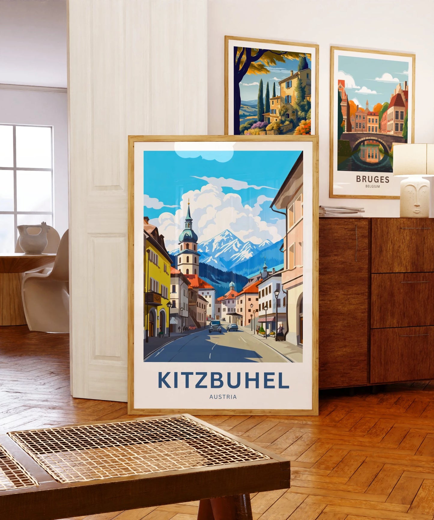 Kitzbuhel Travel Poster