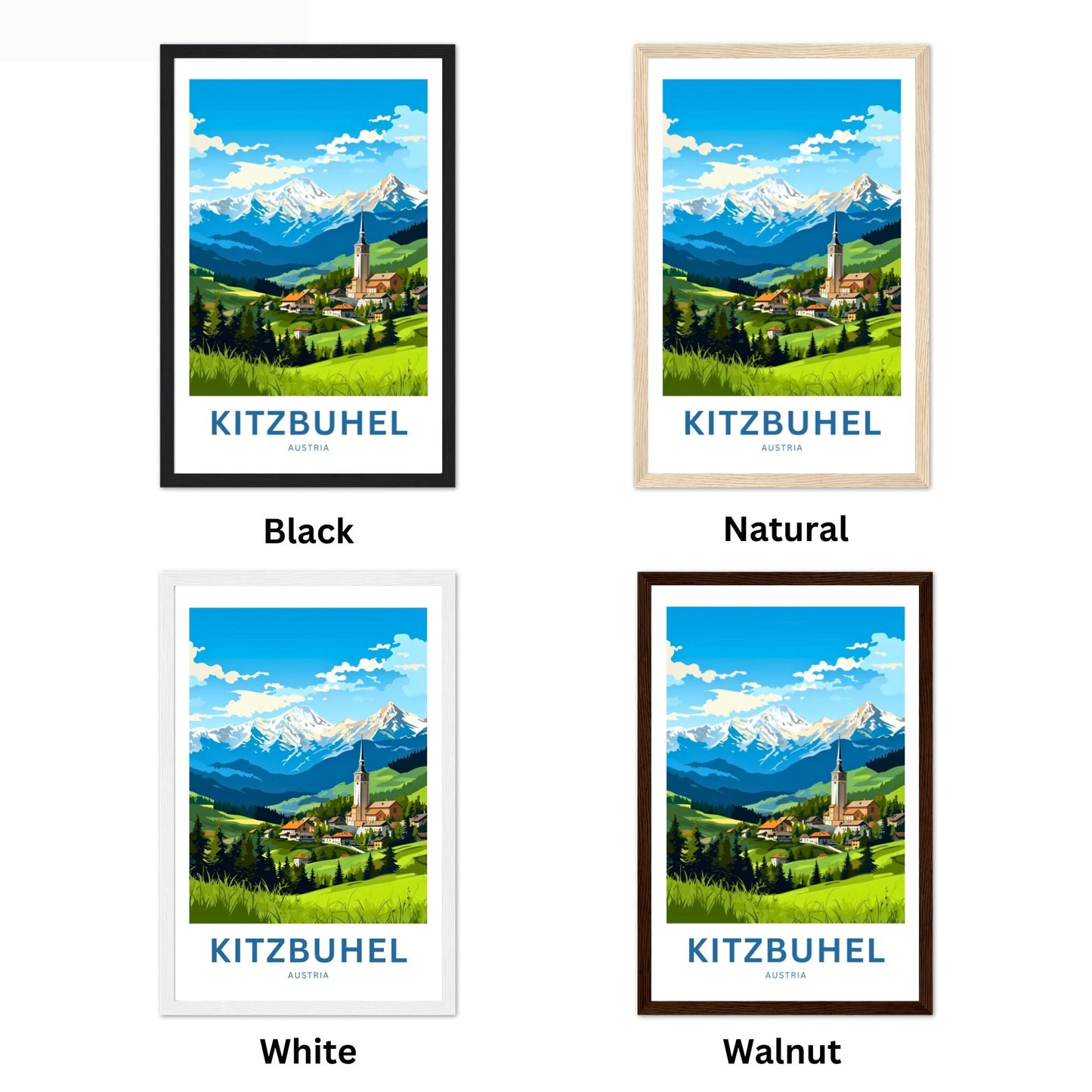Kitzbuhel Travel Poster