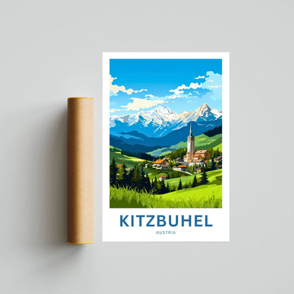 Kitzbuhel Travel Poster
