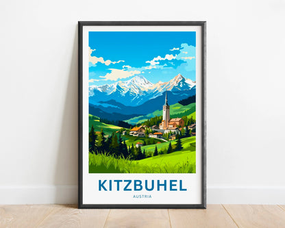 Kitzbuhel Travel Poster