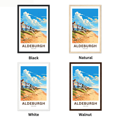 Aldeburgh Travel Poster