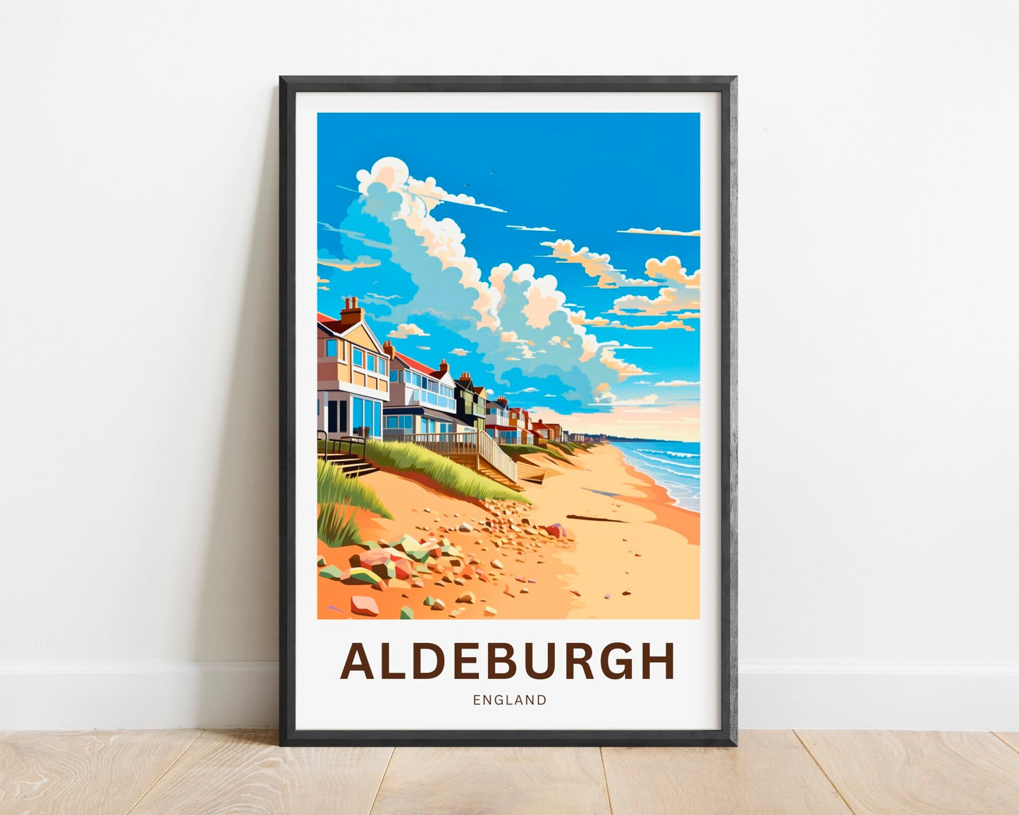 Aldeburgh Travel Poster