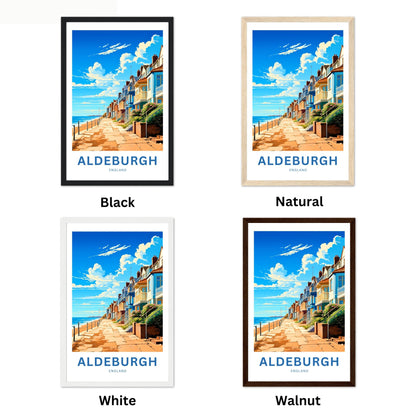 Aldeburgh Travel Poster - Coastal Charm