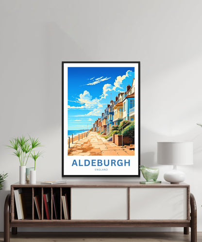 Aldeburgh Travel Poster - Coastal Charm