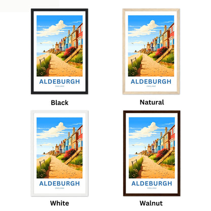 Aldeburgh Travel Poster - Scenic Shoreline