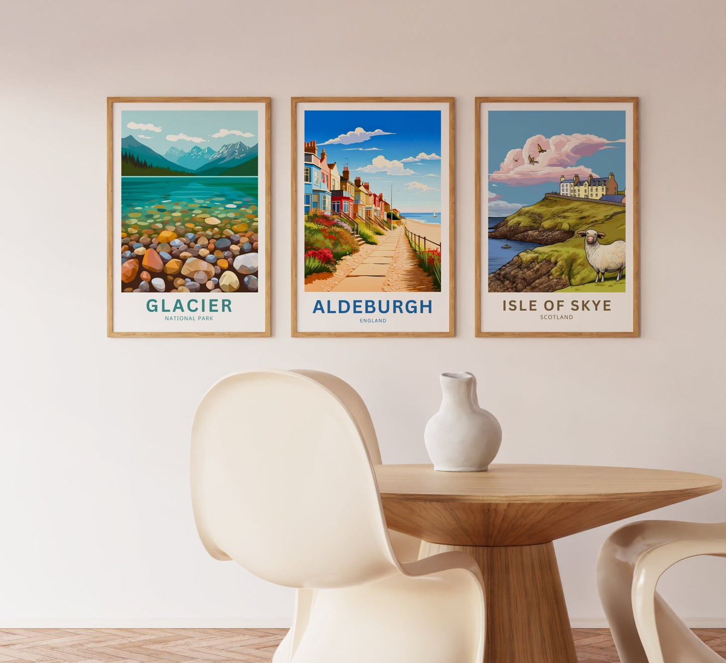 Aldeburgh Travel Poster - Quaint Coastal Town