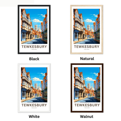 Tewkesbury Travel Poster