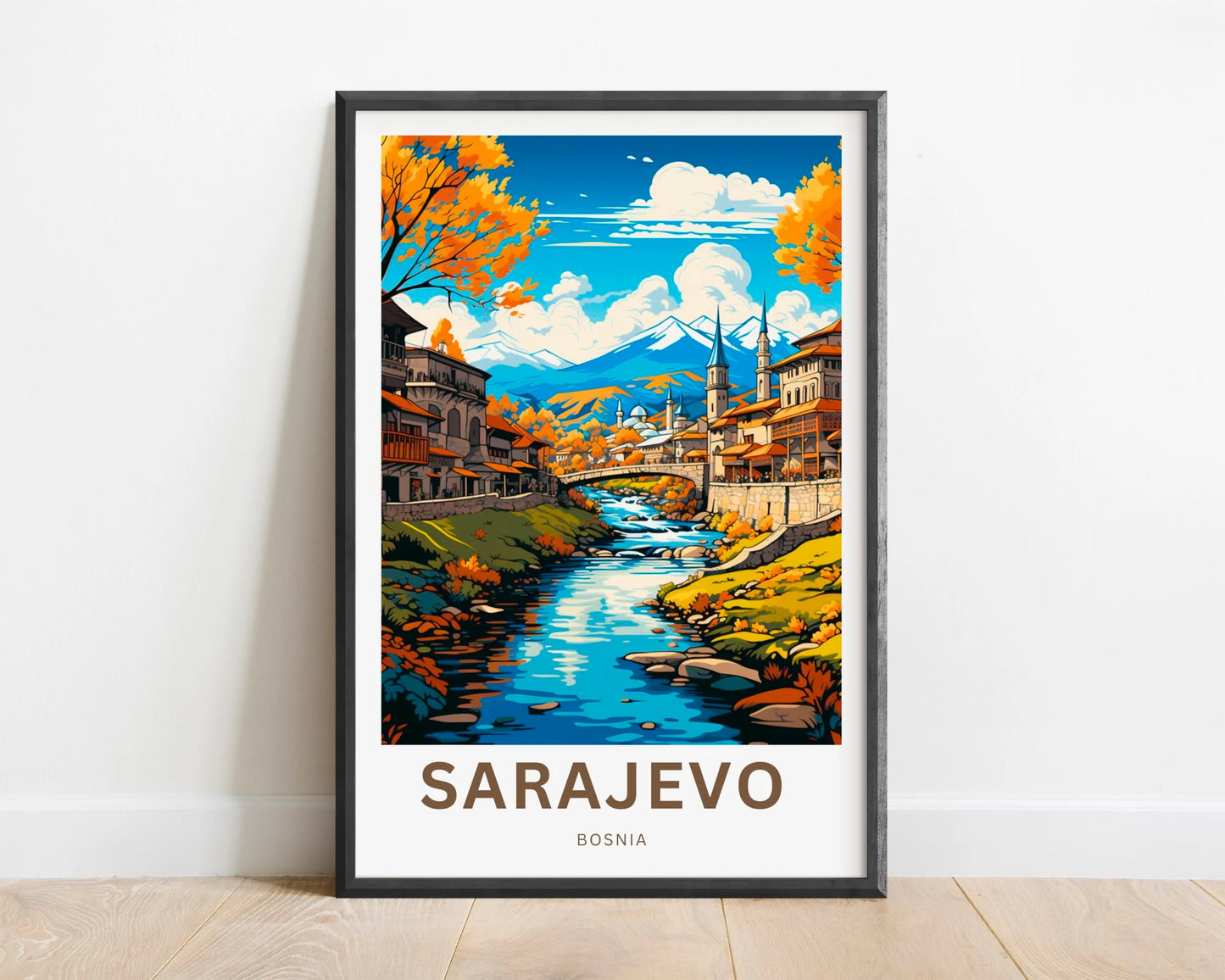 Saravejo Travel Poster