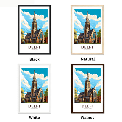 Delft Travel Poster