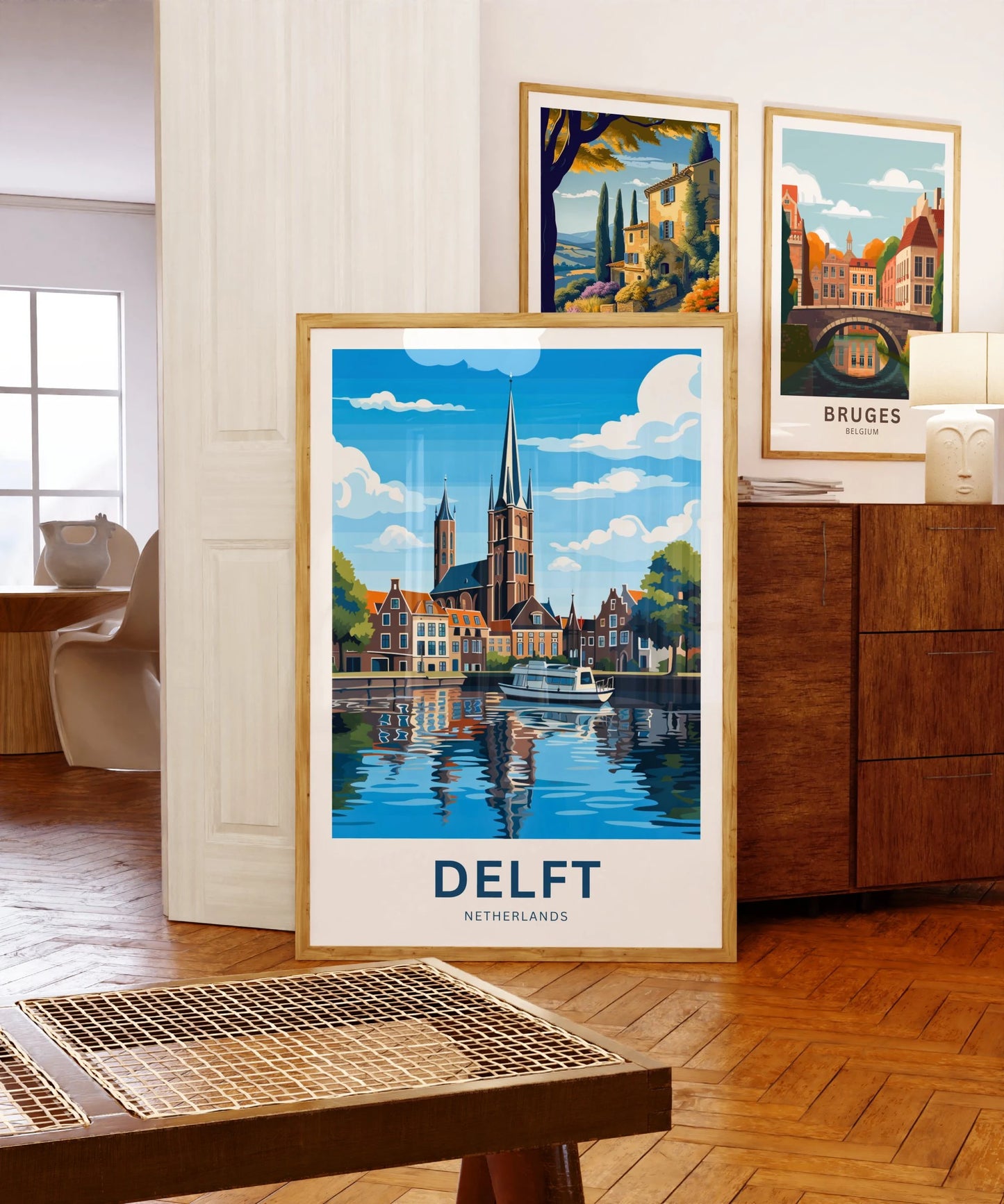 Delft Travel Poster