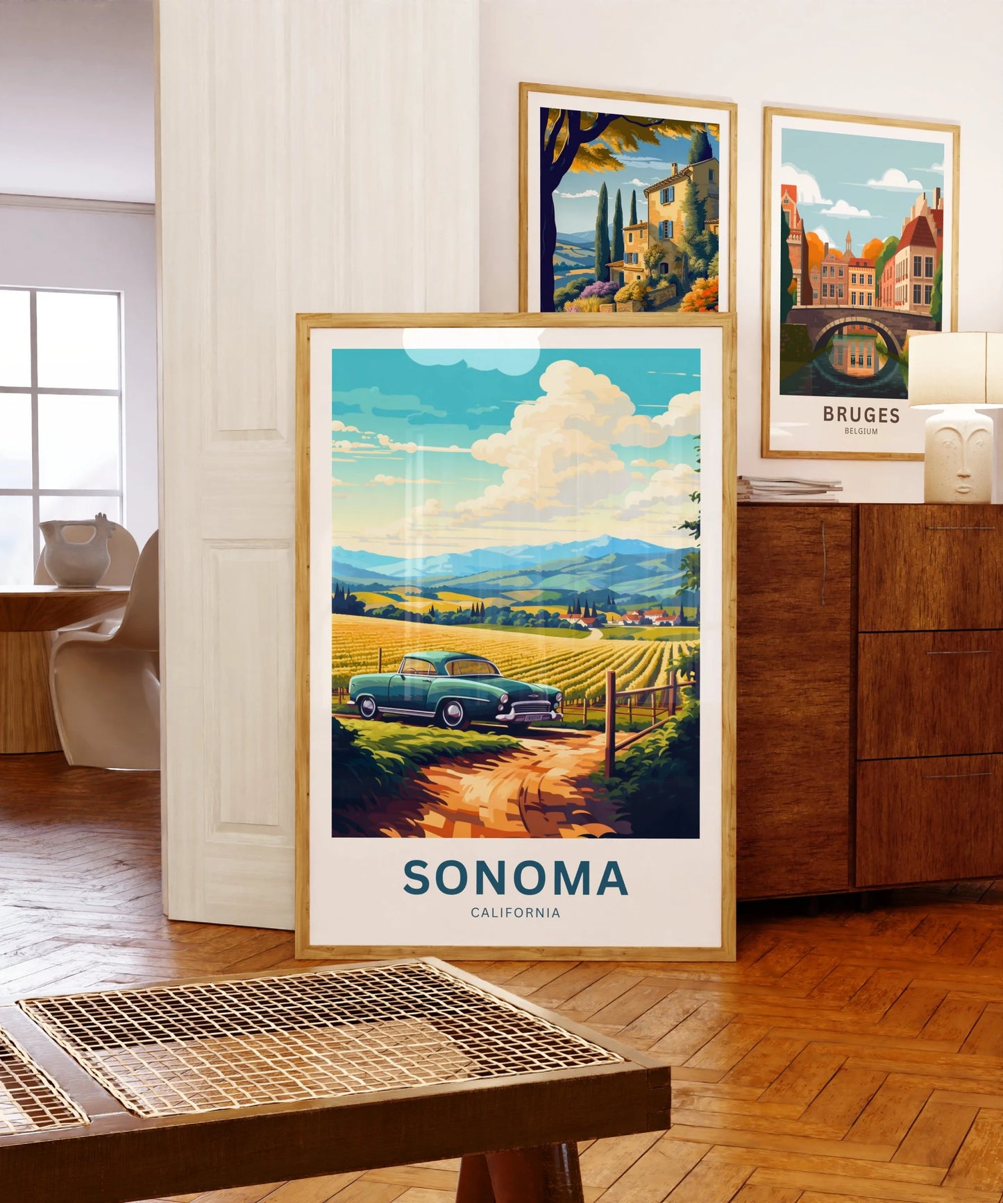 Sonoma Travel Poster