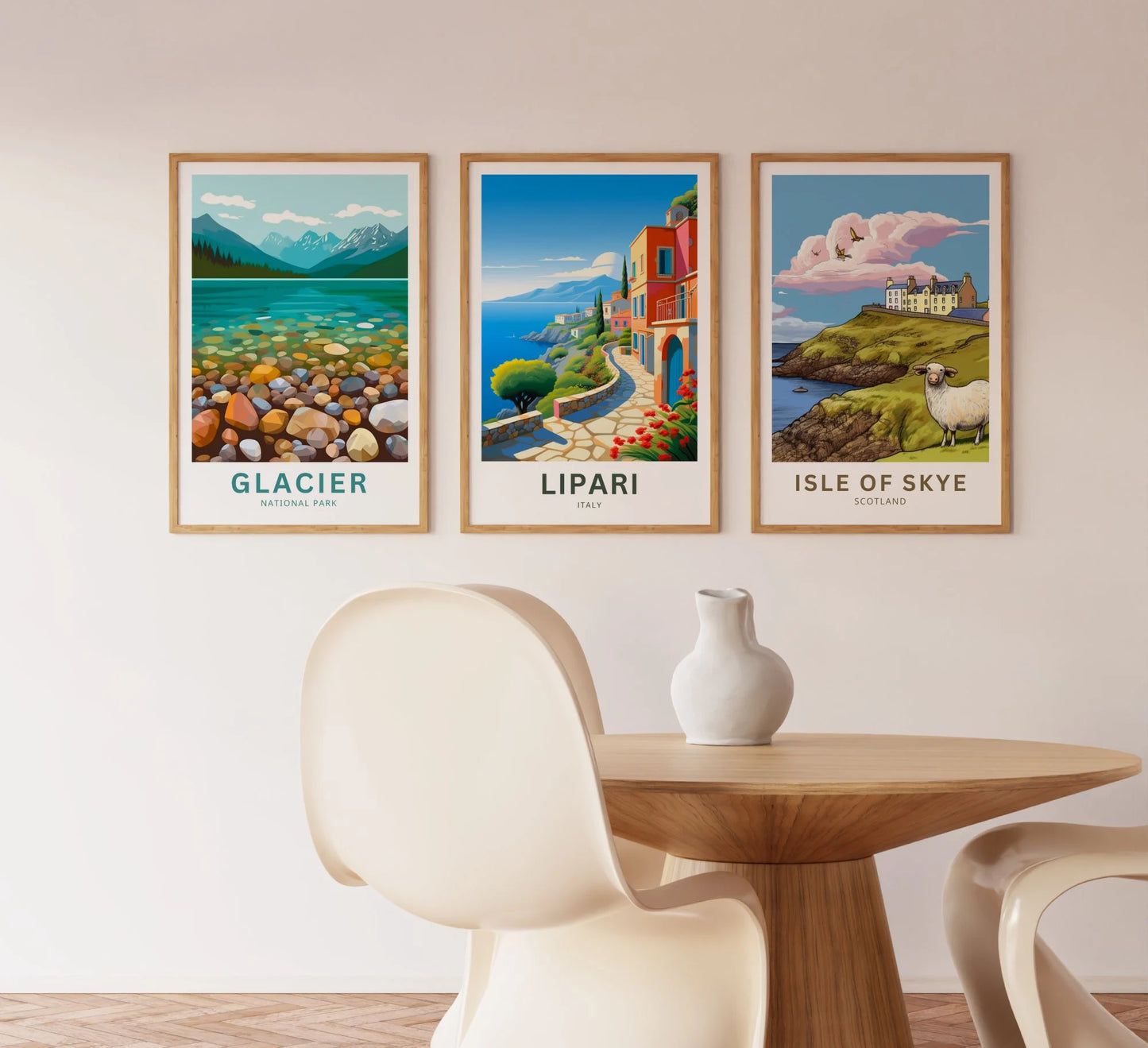 Lipari Travel Poster