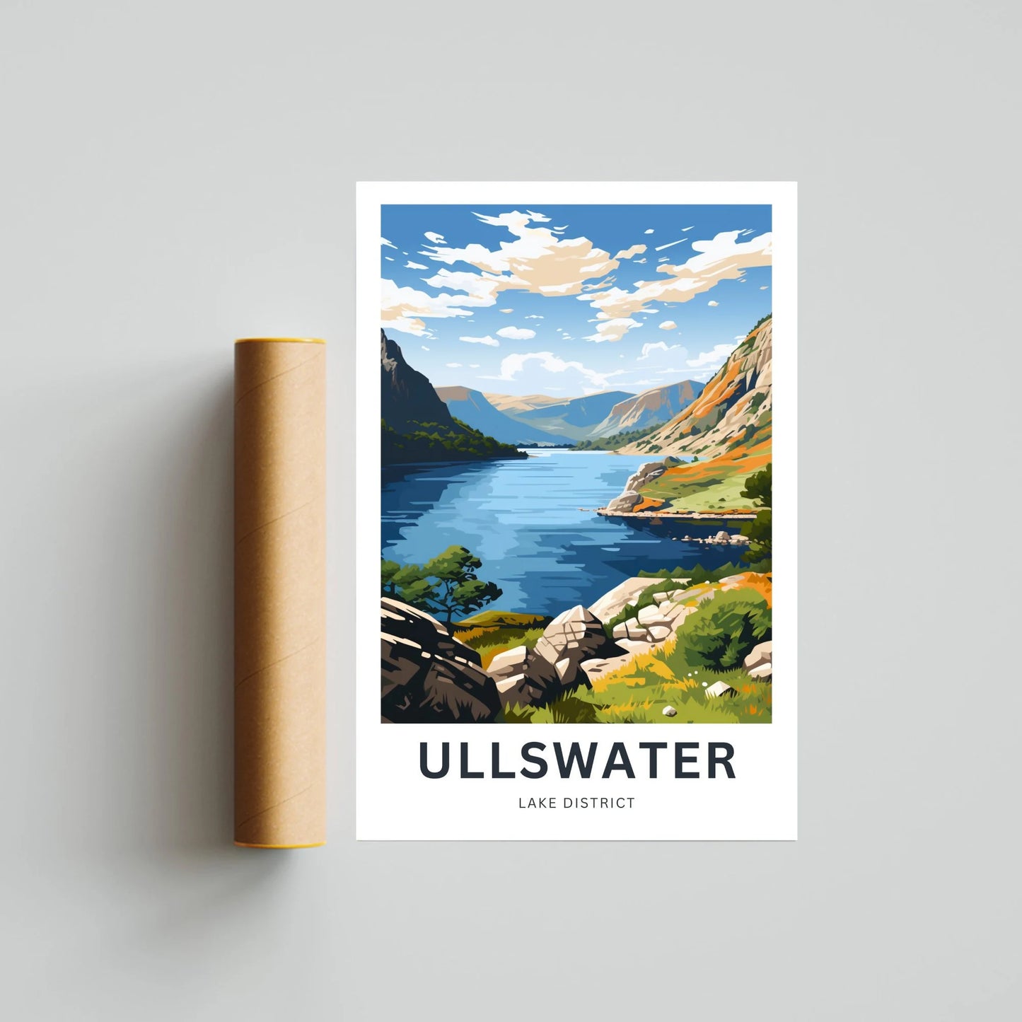 Ullswater Travel Poster