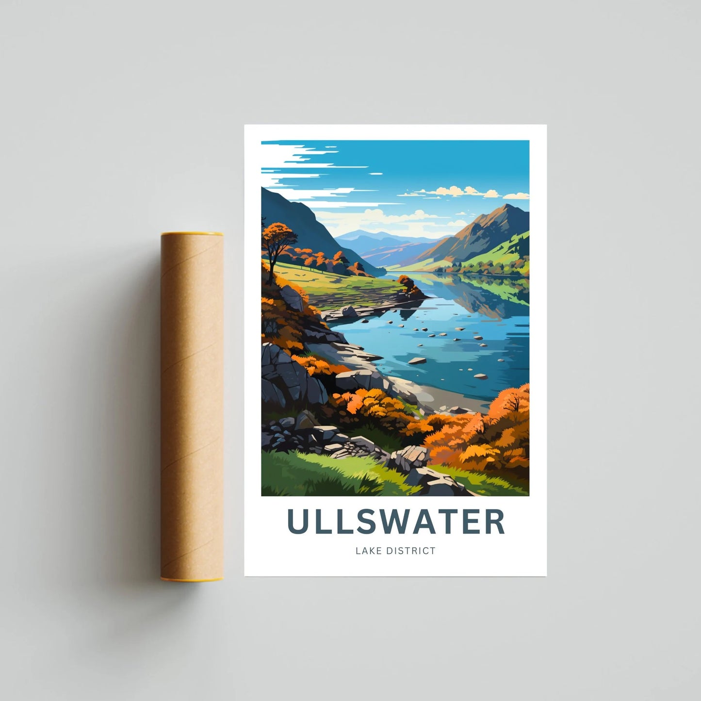 Ullswater Travel Poster