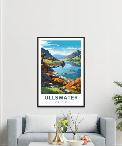 Ullswater Travel Poster