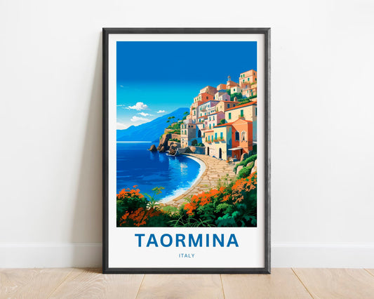 Taormina Travel Poster