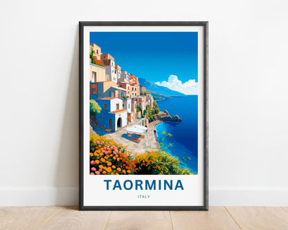 Taormina Travel Poster