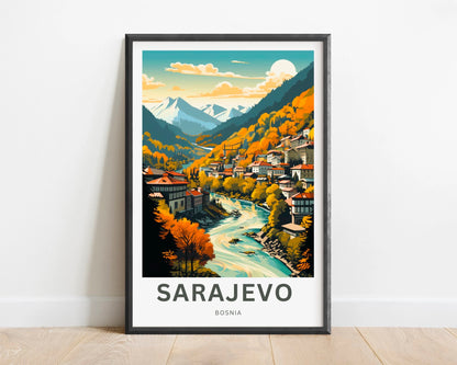 Saravejo Travel Poster