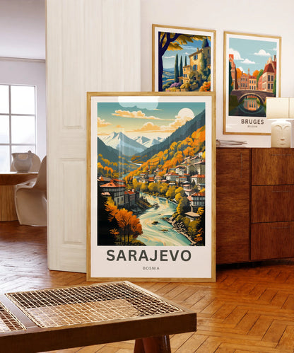 Saravejo Travel Poster