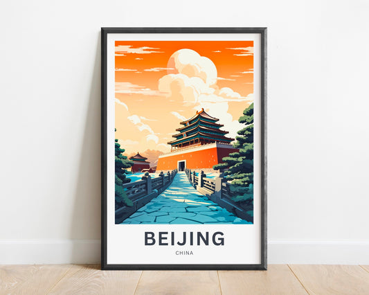 Beijing Travel Poster