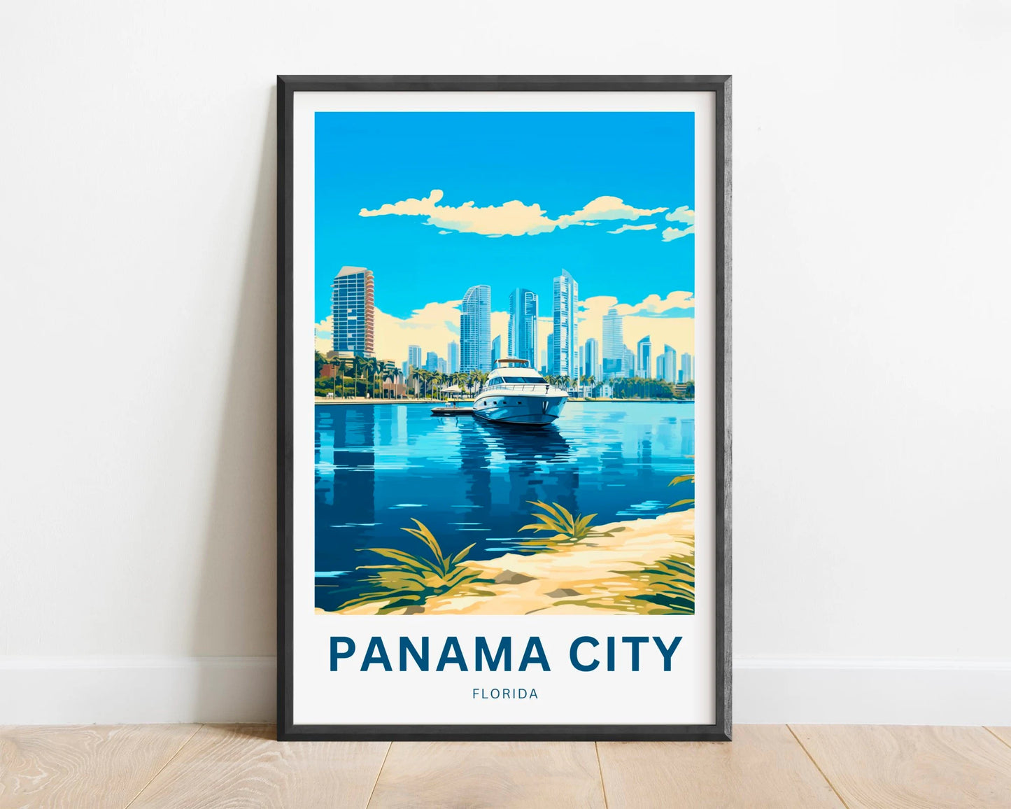 Panama City Travel Poster