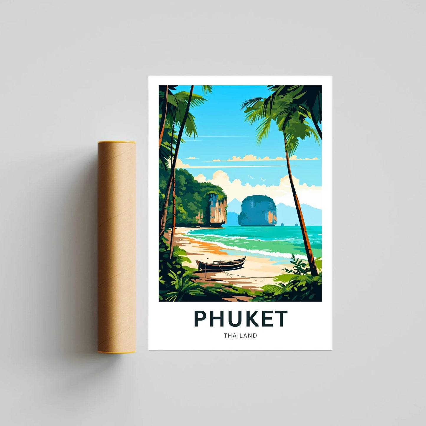 Phuket Travel Poster