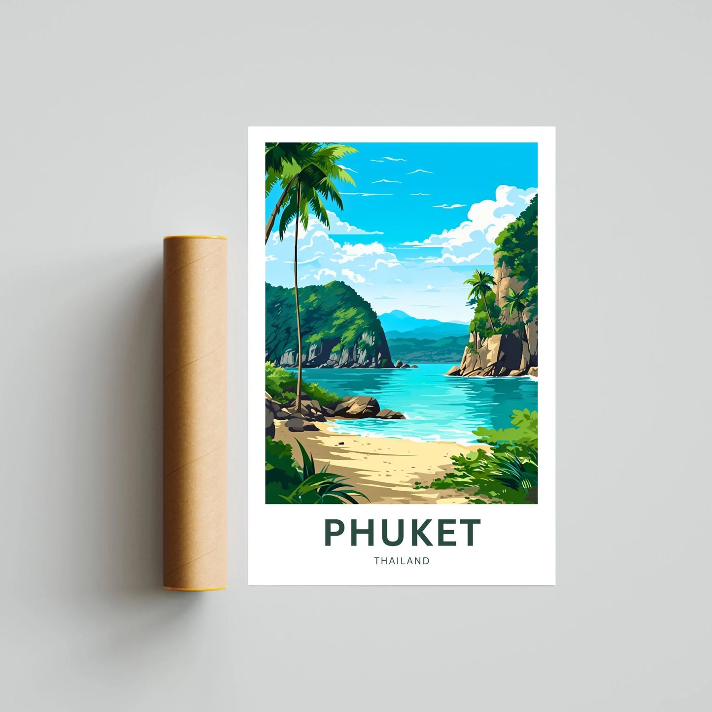 Phuket Travel Poster