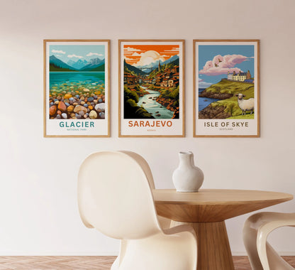 Saravejo Travel Poster