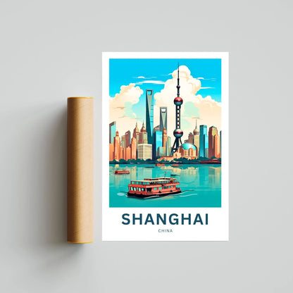 Shanghai Travel Poster