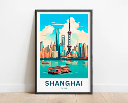 Shanghai Travel Poster