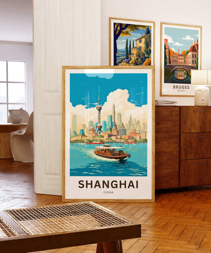 Shanghai Travel Poster